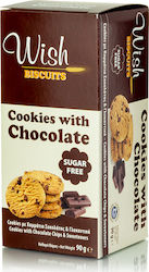 Wish Biscuits With Chips Chocolate Sugar Free 1pcs 90gr