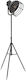Inart Vintage Floor Lamp H127xW52cm. with Socket for Bulb E27 Black