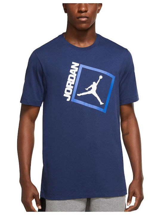 Jumpman Box T-shirt Midnight Navy / White