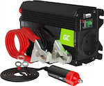 Green Cell Pro Green Invertor Auto 600W pentru Convertirea 12V DC în 230V AC cu 1xUSB