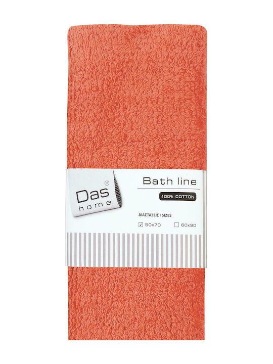 Das Home Bath Mat Cotton 0495 420750700495 Orange 50x70cm