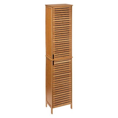 Aria Trade AT500600 Cabinet de coloană pentru baie Etaj M34xL24xH170cm Lemn natural