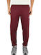 Pantaloni de trening cu Elastic Burgundia