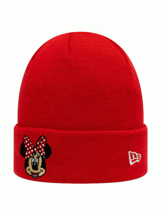 Minnie Mouse Character Cuff Knit Beanie Căciulă Copil Roșu