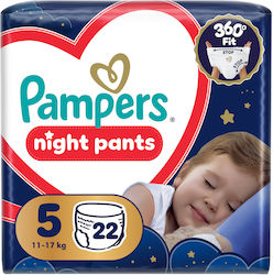 Pampers Night Pants No. 5 for 12-17kgkg 22pcs Pampers Night Pants No. 5 for 12-17kgkg 22pcs