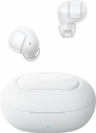 Joyroom JR-TL10 In-ear Bluetooth Handsfree Ακουστικά με Θήκη Φόρτισης Λευκά