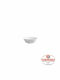 Cok Spain Elba Σαλατιέρα Γυάλινη Λευκή 17x17cm