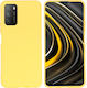 Silicone Back Cover Yellow (Galaxy A51)