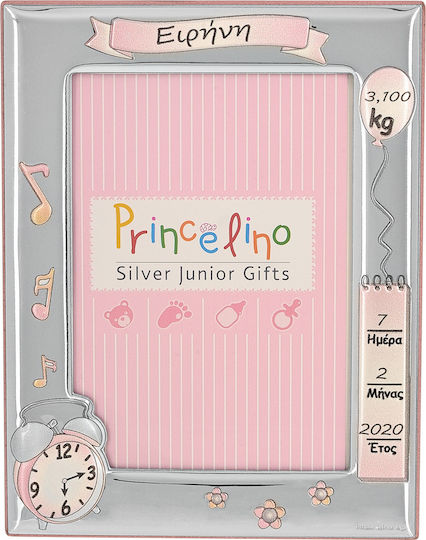 Prince Silvero Kinder Bilderrahmen Silber in Silber Farbe 9x13cm