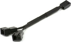 Phanteks 3-Pin-Lüfter - 3-Pin-Lüfter Kabel 0.11m Schwarz (PH-CB-Y3P)