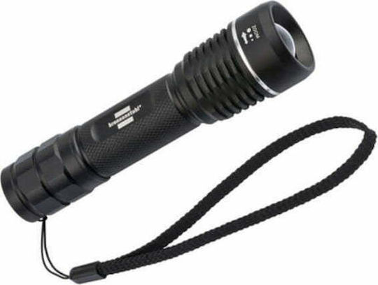 Brennenstuhl Rechargeable Flashlight LED Waterproof IP67 with Maximum Brightness 630lm Black