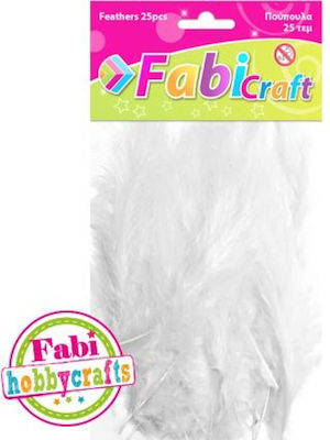 Fabi White Craft Wing Set of 25pcs