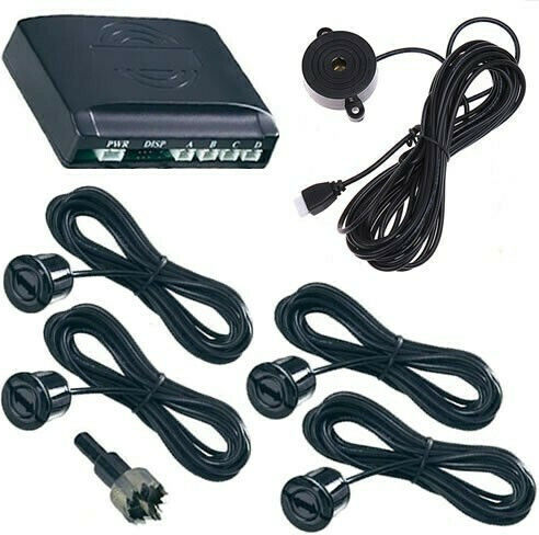 3GSound Σύστημα Παρκαρίσματος Αυτοκινήτου με Buzzer και 4 Αισθητήρες σε Μαύρο Χρώμα