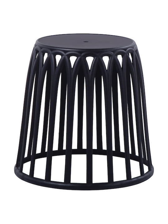 Stool Outdoor Saba Black 50x50x45cm