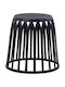 Stool Outdoor Black 50x50x45cm