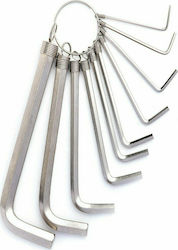 Deli Set 9 Allen Wrenches L E