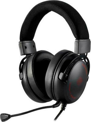 Zeroground HD-3300G IKEDA v2.0 Über Ohr Gaming-Headset mit Verbindung 3,5mm / USB Schwarz