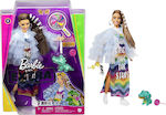 Barbie Κούκλα Extra Rainbow Dress για 3+ Ετών