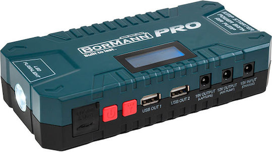 Bormann Pro BBC8520 Φορητός Εκκινητής Μπαταρίας Αυτοκινήτου 12000mAh με Power Bank / USB / Φακό 12V