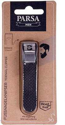 Parsa Nail Clipper Inox Large with Catcher Μαύρος