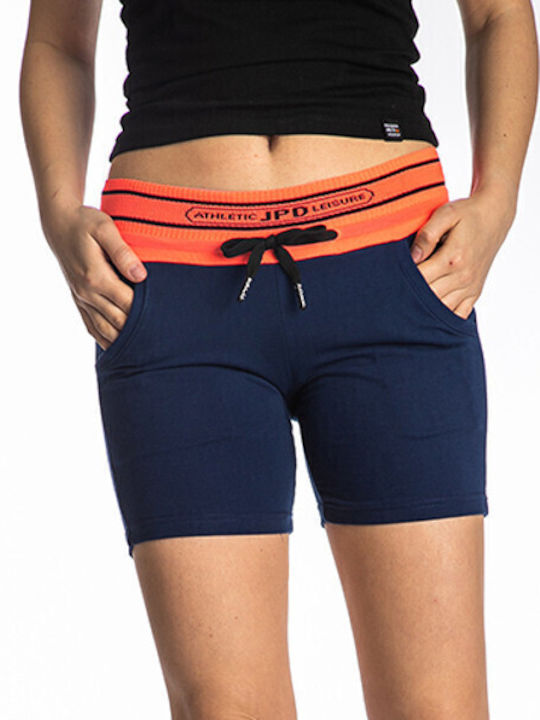 Paco & Co Women's Activewear Shorts Navy Blue/Pink