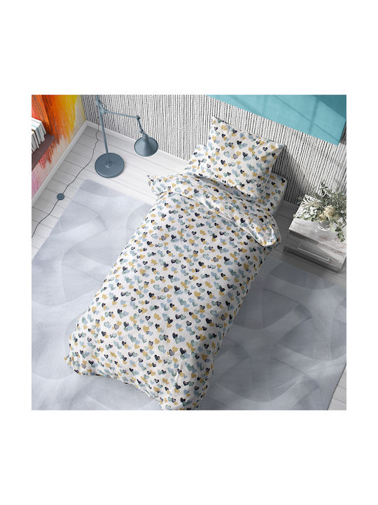 Dimcol Kids Duvet Single Hearts 11 160x240cm