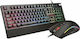 Zeroground KB-2000GUMS Azai v2.0 Gaming Keyboard Set with RGB lighting & Mouse (English US)