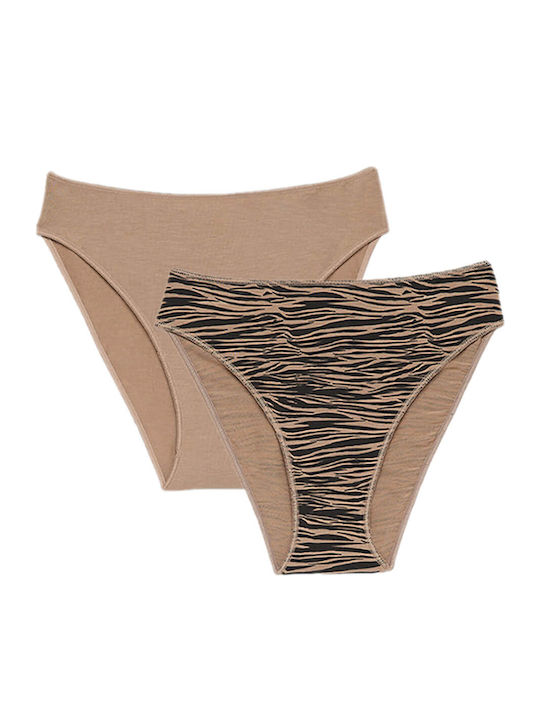 Minerva Fimelle Women's Brazil 2Pack Mocca