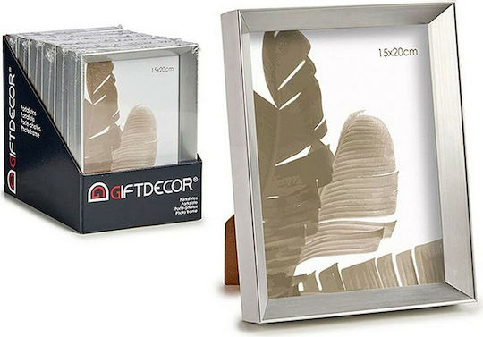 Gift Decor Plastic Silver Photo Frame