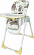 Kikka Boo Vitto Foldable Baby Highchair with Adjustable Height Yellow Sloth
