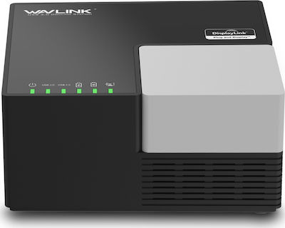 Wavlink USB-A Docking Station mit Ethernet und Verbindung 2 Monitore Silber (WL-UG39DK3)