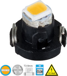 GloboStar Lamps Car T3 LED Orange 12V 0.2W 1pcs
