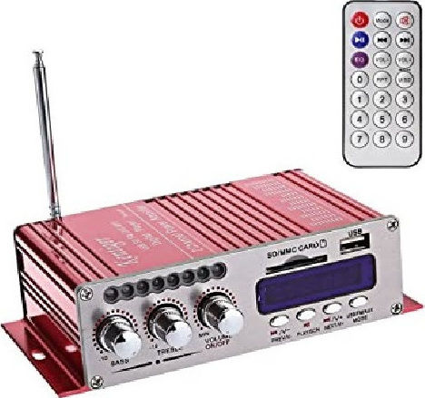 Ενισχυτής Karaoke HY-5025 Κόκκινος