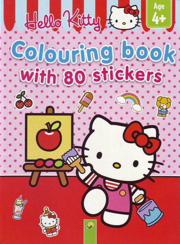 Οξύ Hello Kitty Colouring Book 80 Stickers | Skroutz.gr