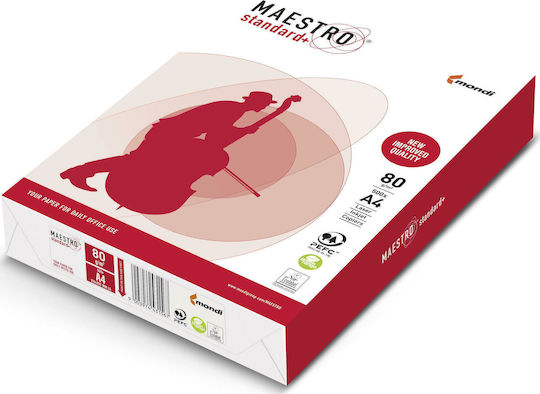 Mondi Maestro Standard Plus Χαρτί Εκτύπωσης A4 80gr/m² 500 φύλλα
