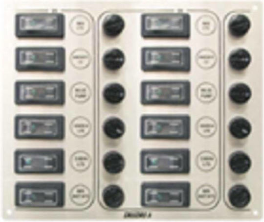 Lalizas SP12 Ultra mit Paneelen Bedienfeld mit 12 wasserdichten Schaltern