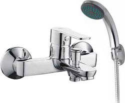 Viospiral Nidra Mixing Bathtub Shower Faucet Complete Set Silver Viospiral Nidra Mixing Bathtub Shower Faucet Complete Set Silver