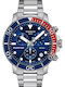 Tissot Seastar 1000 Men's Watch 45.5mm Chronograph Battery with Silver Metal Bracelet