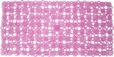 Dimitracas Octopus Rings Bathtub Mat with Suction Cups Pink 36x72cm