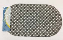 Sidirela Φυσαλίδα Αντιολισθητικό Μπάνιου με Βεντούζες 69x37.5cm Γκρι