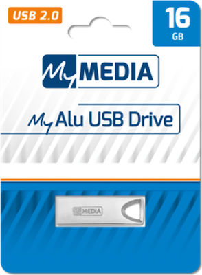 Verbatim MyMedia My Alu 16GB USB 2.0 Stick Argint