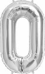 Balloon Foil Number Silver 40cm 14830