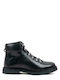 Men's Leather Boots HUDSON GAMA LEATHER IF07010 BLACK BLACK BLACK