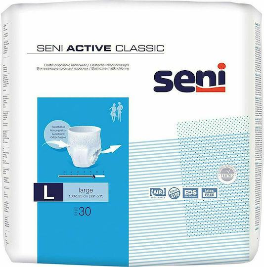 Seni Active Classic Incontinence Underwear Large 10pcs