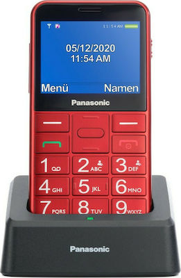 Panasonic KX-TU155 Single SIM Mobil cu Butone Mari Roșu