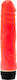 Kinx Slim Veined Jelly Vibrator Realistic Vibrator 18.75cm Roșu