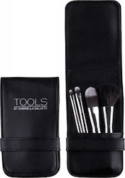 Gabriella Salvete Make Up Brush Set with Synthetic Bristle Travel 4 Pieces