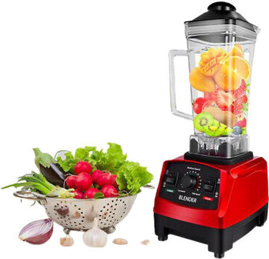 Sokany Blender with Plastic Jug 2.5 lt Red SK-444
