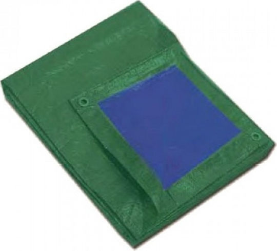 Krausmann Waterproof Tarpaulin 140gr/m² 5x5m. Light Type Green