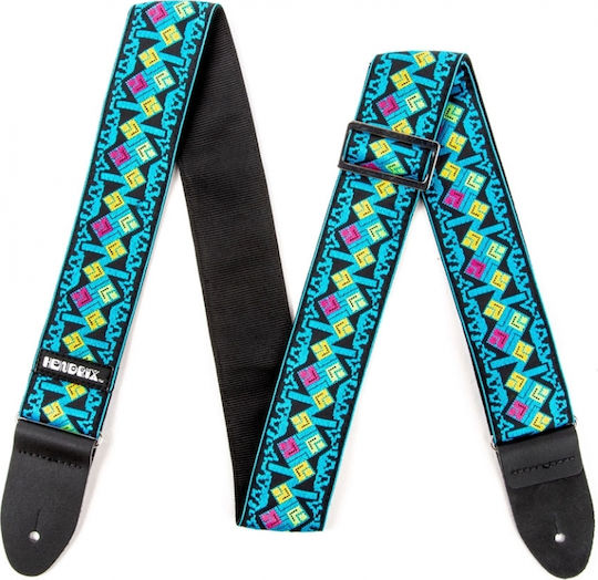 Dunlop Jimi Hendrix Live in Maui Синя Колан За Китара Blue Diamonds